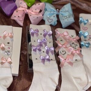 Pink and Purple Hair Accessories with Cute Animal Designs